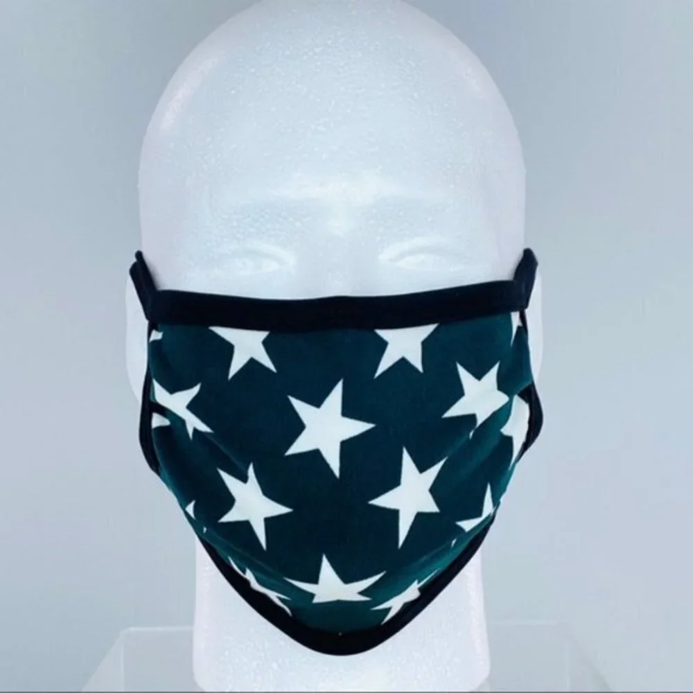 WASHABLE POLY & COTTON MASK New In Package • 27 P